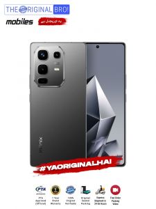 Infinix Note 50 - 8GB RAM - 256GB Storage - PTA Approved - 12 Months Warranty - Black - The Original Bro Mobiles - TOB29